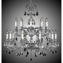 American Brass And Crystal CH2009-A-10G-ST - 10+10 Light Finisterra