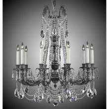 American Brass And Crystal CH2054-ASGT-10W-ST - 10 Light Finisterra with draping