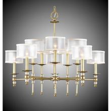 American Brass And Crystal CH3226H-37G-ST-HL - 5+5 Light Magro Stem Chandelier with