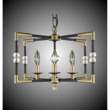 American Brass And Crystal CH3602-37G-ST - 4 Light Magro Cage