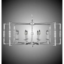 American Brass And Crystal CH3605-37G-ST - 8 Light Magro Cage