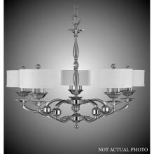 American Brass And Crystal CH5443-33S-37G-ST-CF - 5 Arm Kensington Dinette Drum Shade Chandelier