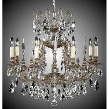 American Brass And Crystal CH7013-ATK-23S-ST - 8 Light Parisian