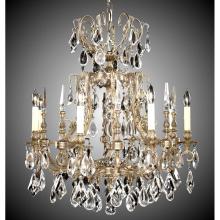 American Brass And Crystal CH7015-A-10G-ST - 10 Light Parisian