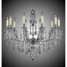 American Brass And Crystal CH7816-ULN-23S-PI - 10 Light Parisian Spire