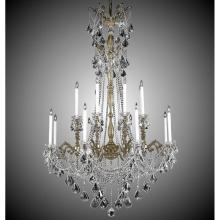 American Brass And Crystal CH9288-O-01G-ST - 8+8 Light Crystella