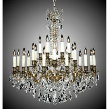 American Brass And Crystal CH9322-OLN-07G-ST - 24 Light Elise
