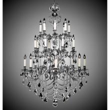 American Brass And Crystal CH9582-O-08G-ST - 24 Light Rosetta
