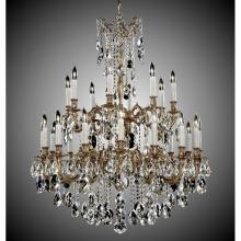 American Brass And Crystal CH9825-O-05S-ST - 16+8 Light Bellagio