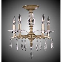 American Brass And Crystal FM5522-G-37G-ST - 5 Light Kaya Flush