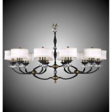 American Brass And Crystal IL5448-32G-36G-ST-CF - 20 Light Kensington Drum Shade Island