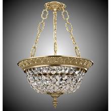 American Brass And Crystal PD8215-S-08G - 15''W 3 Light Corinthian