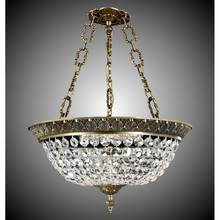 American Brass And Crystal PD8219-S-16G - 19''W 6 Light Corinthian