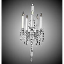 American Brass And Crystal WS2216-U-01G-ST - 5+1 Light Torch Wall