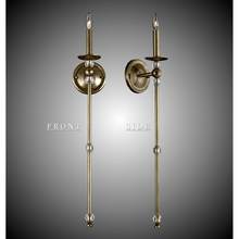 American Brass And Crystal WS3263-37G-ST - 1 Light Magro Extended Wall