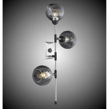 American Brass And Crystal WS3360-3-37G - 3 Light Magro Globe Wall