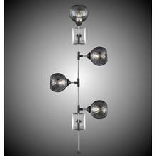 American Brass And Crystal WS3360-4-37G - 4 Light Magro Globe Wall