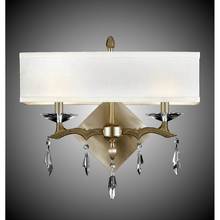 American Brass And Crystal WS5661-GS-37G-ST-HL - 2 Light Kaya Rectangular Shade Wall