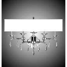 American Brass And Crystal WS5663-GS-37G-ST-GL - 4 Light Kaya Rectangular Shade Wall