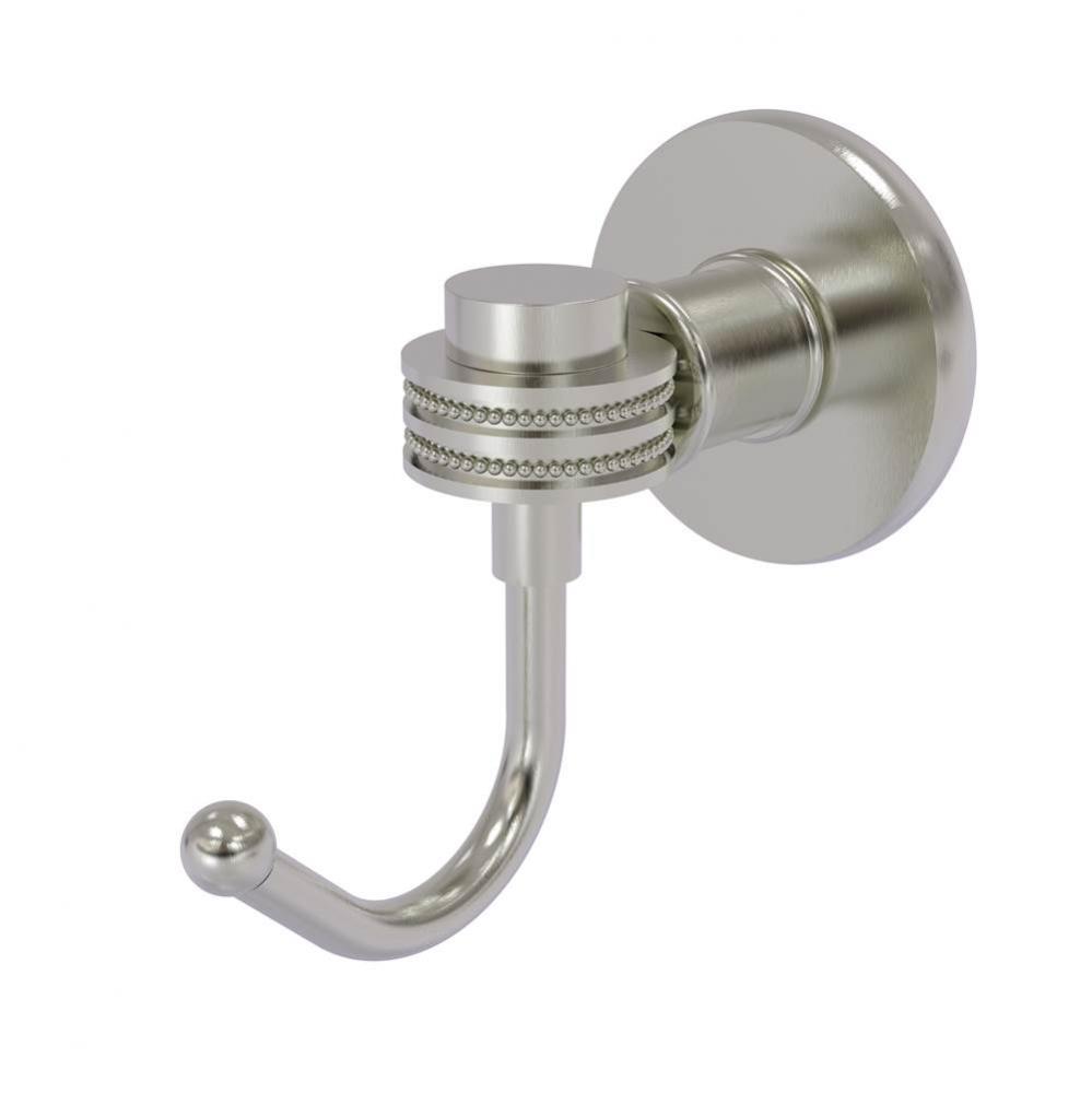 Continental Collection Robe Hook with Dotted Accents