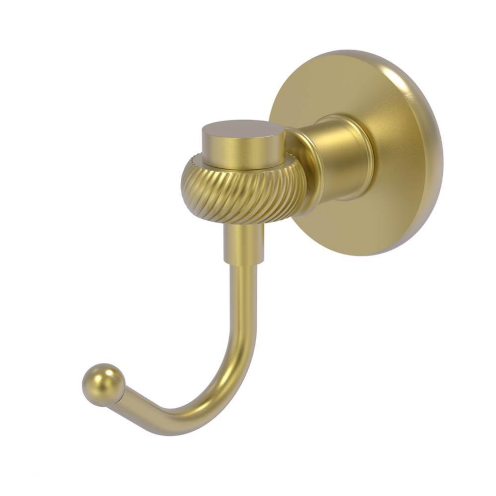 Continental Collection Robe Hook with Twist Accents