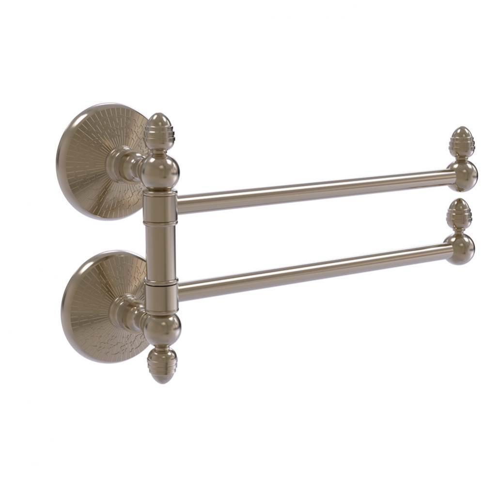 Monte Carlo Collection 2 Swing Arm Towel Rail