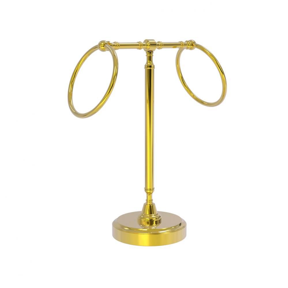 Vanity Top 2 Towel Ring Guest Towel Holder