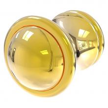 Allied Brass CL-10-PB - Carolina Collection Cabinet Knob - Polished Brass