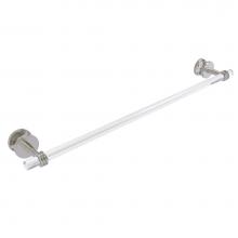 Allied Brass CV-41D-SM-30-SN - Clearview Collection 30 Inch Shower Door Towel Bar with Dotted Accents