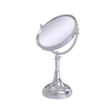 Allied Brass DM-1/3X-SCH - Height Adjustable 8 Inch Vanity Top Make-Up Mirror 3X Magnification