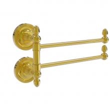 Allied Brass PR-GTB-2-PB - Prestige Regal Collection 2 Swing Arm Towel Rail