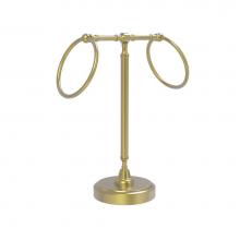Allied Brass RDM-3-SBR - Vanity Top 2 Towel Ring Guest Towel Holder