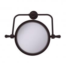 Allied Brass RDM-4/3X-ABZ - Retro Dot Collection Wall Mounted Swivel Make-Up Mirror 8 Inch Diameter with 3X Magnification