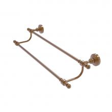 Allied Brass RW-72/24-BBR - Retro Wave Collection 24 Inch Double Towel Bar