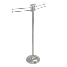 Allied Brass RWM-8-SN - Towel Stand with 4 Pivoting Swing Arms