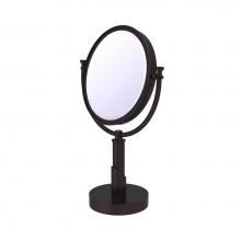 Allied Brass TR-4/4X-ABZ - Tribecca Collection 8 Inch Vanity Top Make-Up Mirror 4X Magnification