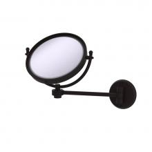 Allied Brass WM-5G/5X-ORB - 8 Inch Wall Mounted Make-Up Mirror 5X Magnification