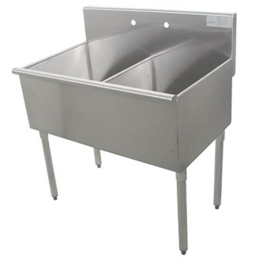 Square Corner Scullery Sink