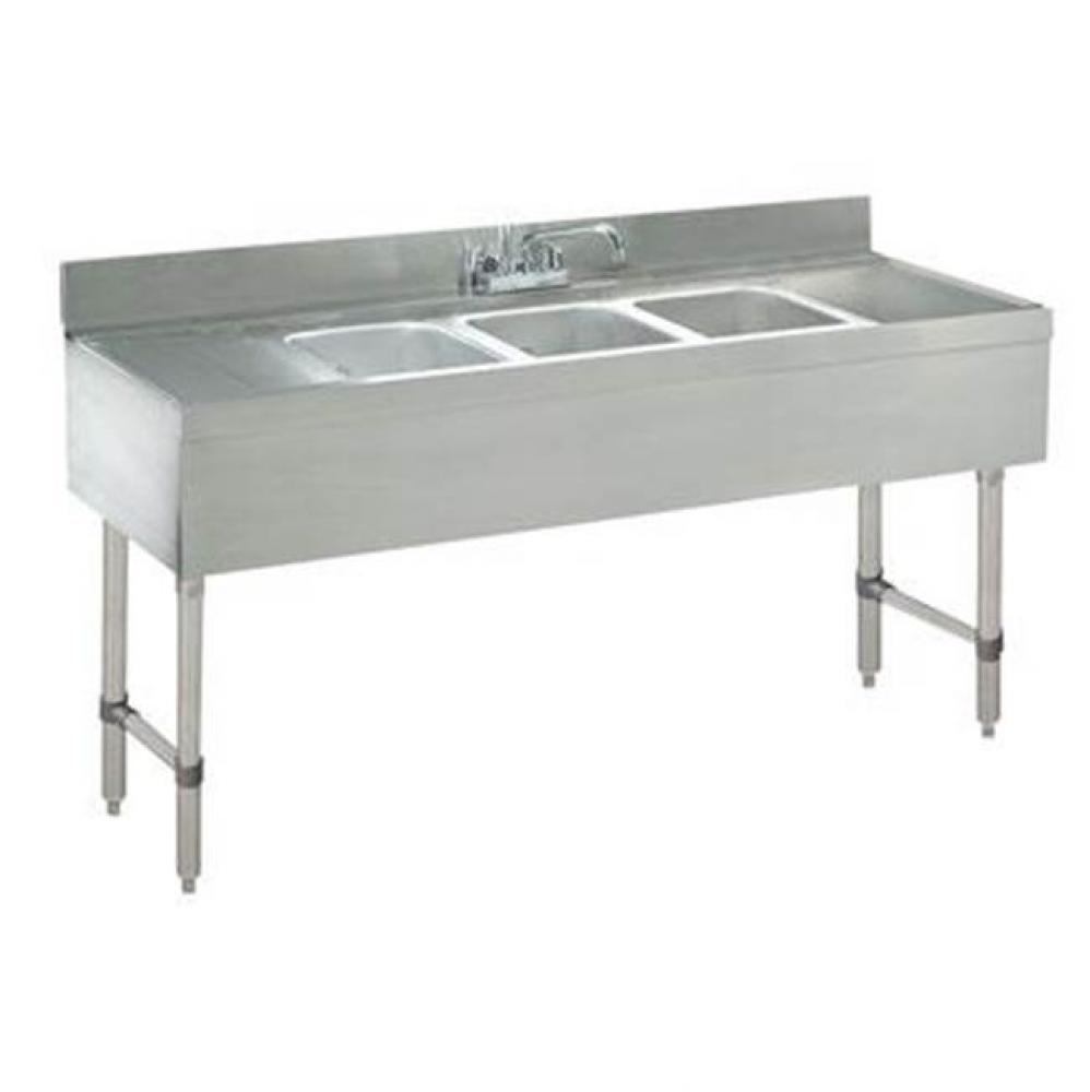 Underbar Basics Sink Unit, 3-compartment