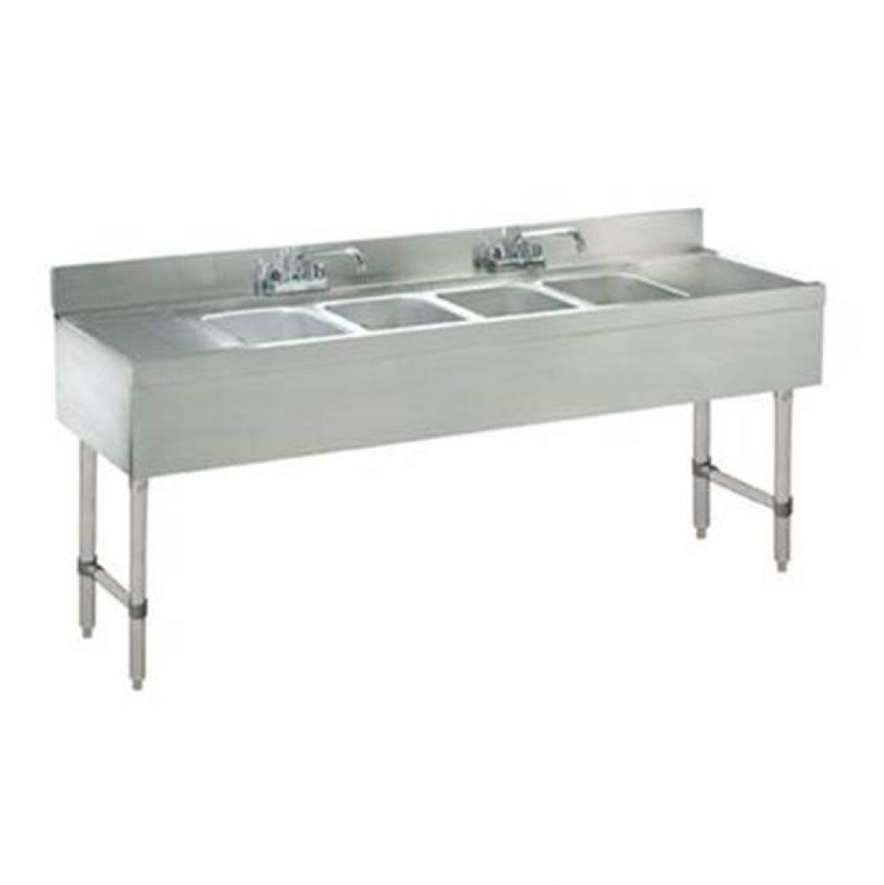 Underbar Basics Sink Unit, 4-compartment