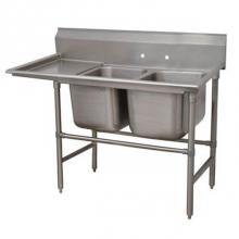 Advance Tabco 94-62-36-24L - Regaline Sink, 2-compartment