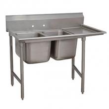 Advance Tabco 93-62-36-36R - Regaline Sink, 2-compartment