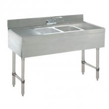 Advance Tabco CRB-42C - Underbar Basics Sink Unit, 2-compartment