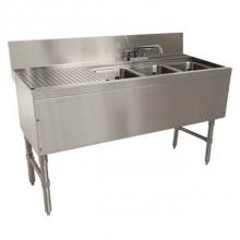 Advance Tabco PRB-24-53R - Prestige Underbar Sink Unit