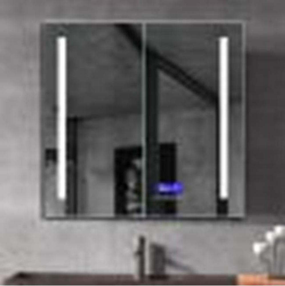 26'' x 30'' Double Door LED Light Bluetooth Medicine Cabinet