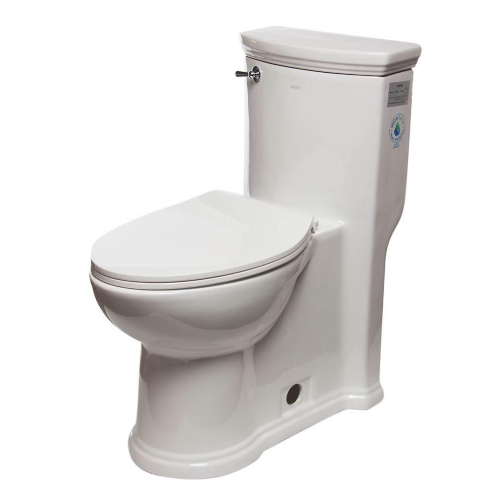 EAGO TB364 ADA Compliant One Piece Single Flush Toilet