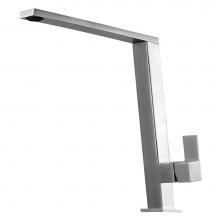 Alfi Trade AB2047-BSS - Square Modern Brushed Stainless Steel Kitchen Faucet