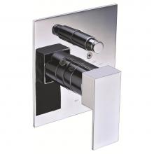 Alfi Trade AB6801-PC - Polished Chrome Modern Square Pressure Balanced Shower Mixer with Diverter