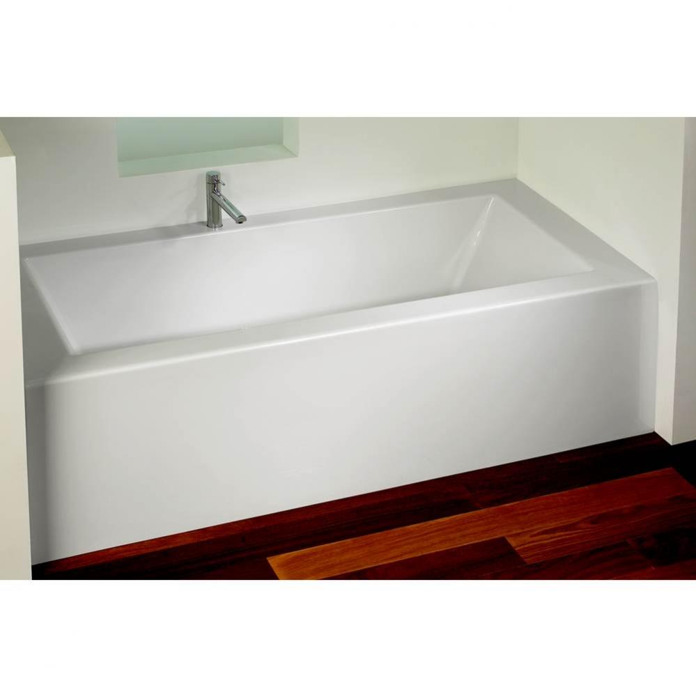 Flory De Colt Bathtub 31x60, With Tiling Flange And Skirt, Left Drain, White