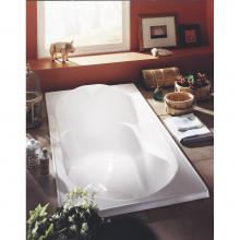 Alcove A15.16924.000037.10 - Hibiscus Bathtub 34x66, Whirlpool/vibro-air, White